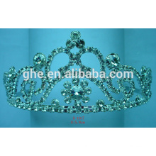 Rhinestone pageant couronne vintage cristal tiare princesse couronne ring nouveau design cheveux